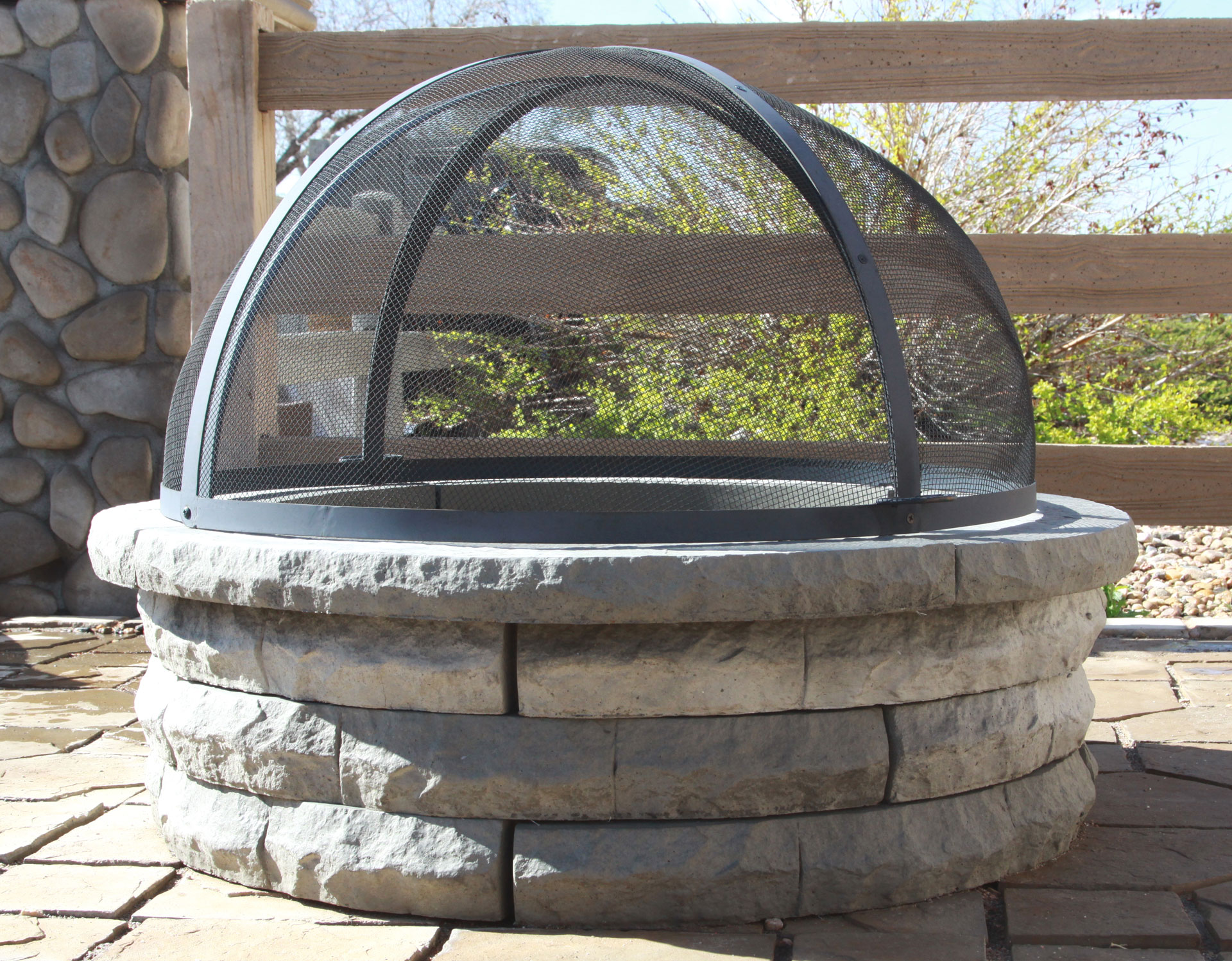 Stone Fire Pit Signature Stone