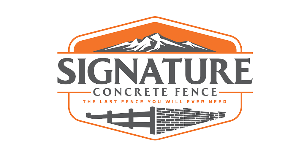 Signature Concrete Fence logo for homepage