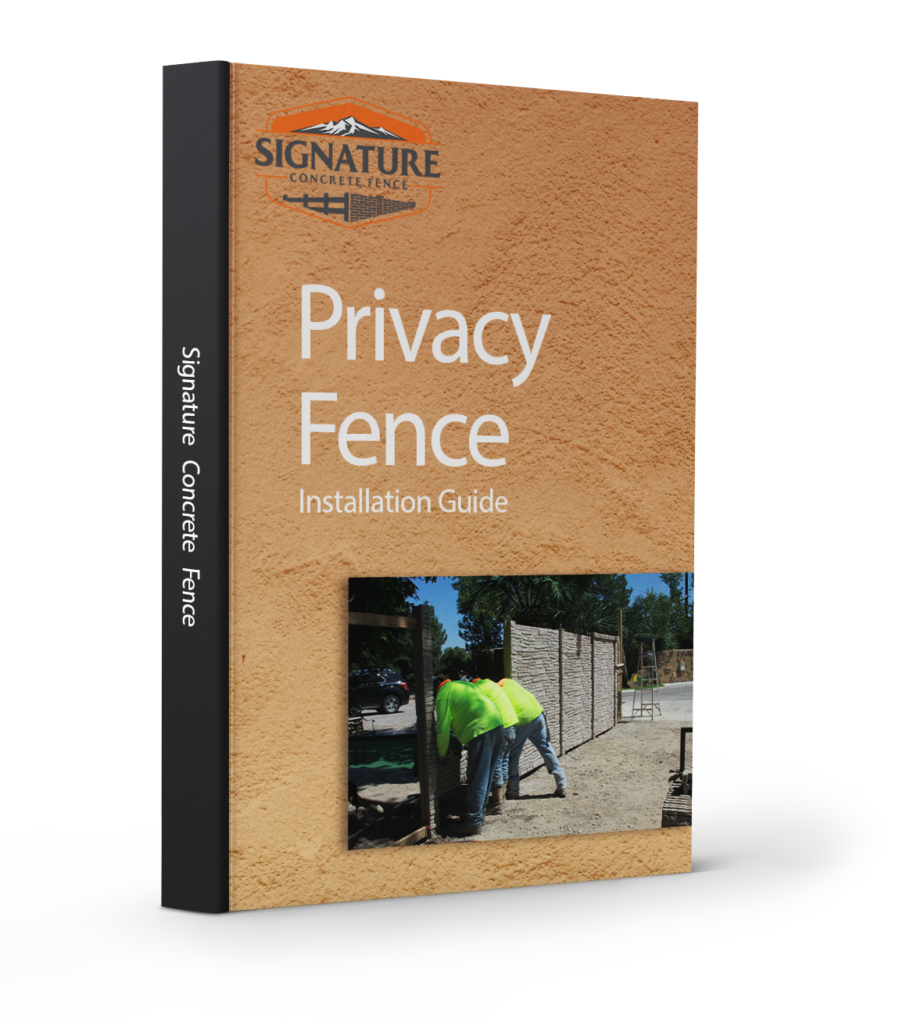 Privacy Fence Installation Guide Signature Stone